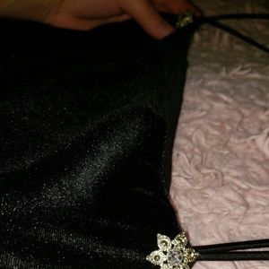 Black Velvet  Evening Gown